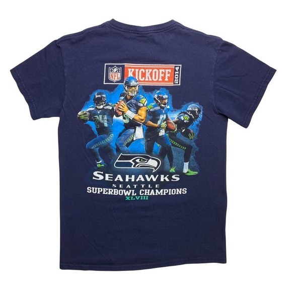 2014 Seattle Seahawks vs Green Bay Packers football shirt - Picture 6 of 7